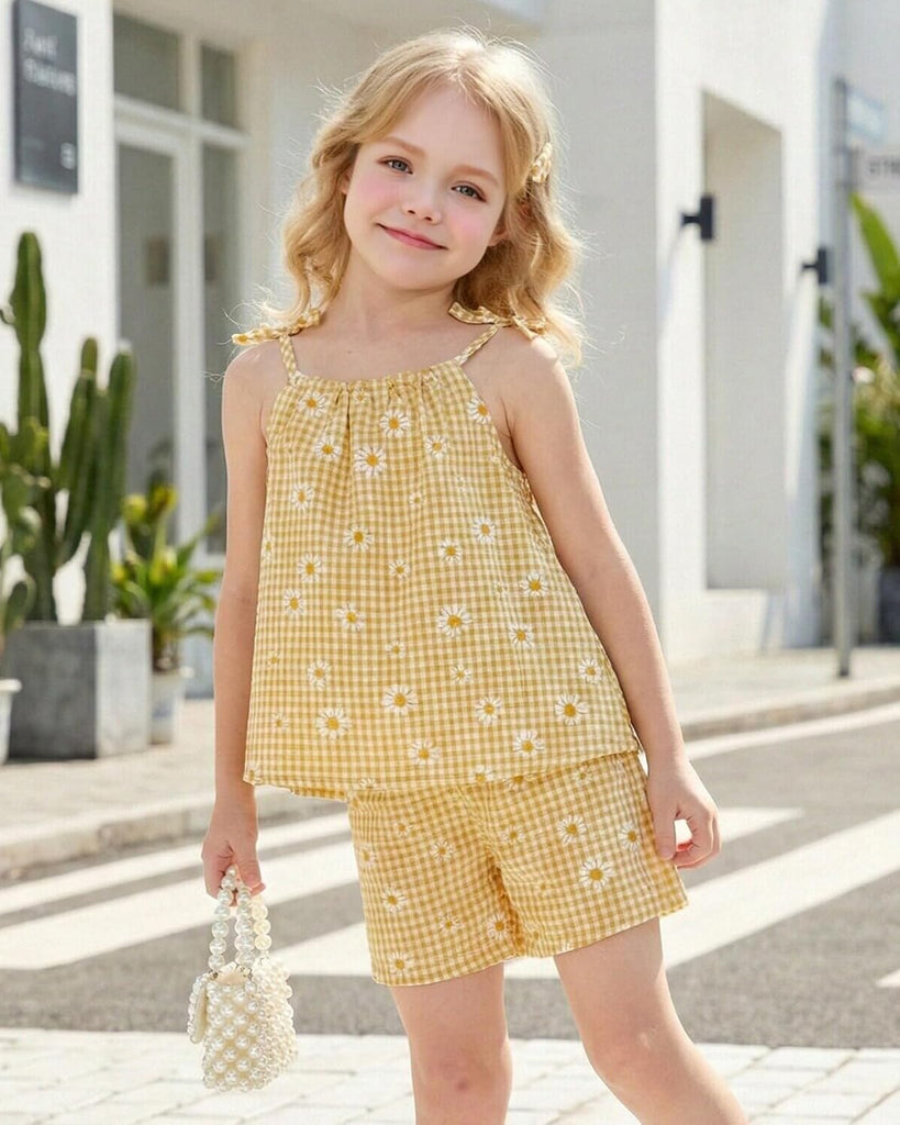 Toddler Baby Girl Clothes Summer Outfits Gift Cami Top Shorts Set
