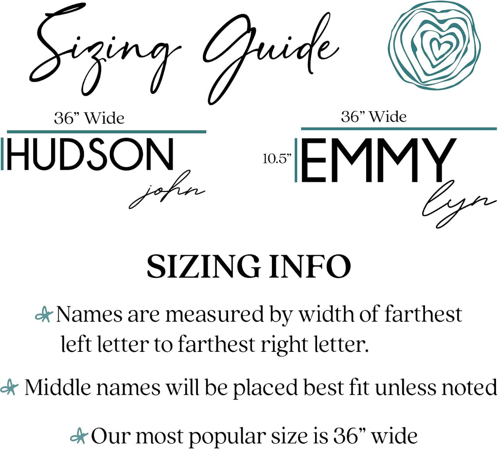 Wooden Name Signs, Baby Name Sign, Name Signs for Kids Room, Custom Plaque, Nursery Wall Art, (Quinn Gloria)