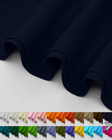 Felt Acrylic 38 Navy Blue Upholstery Fabric by The Yard
