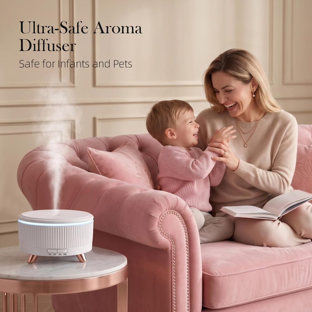 500ml Essential Oil Diffuser, Ultrasonic Aromatherapy Diffuser