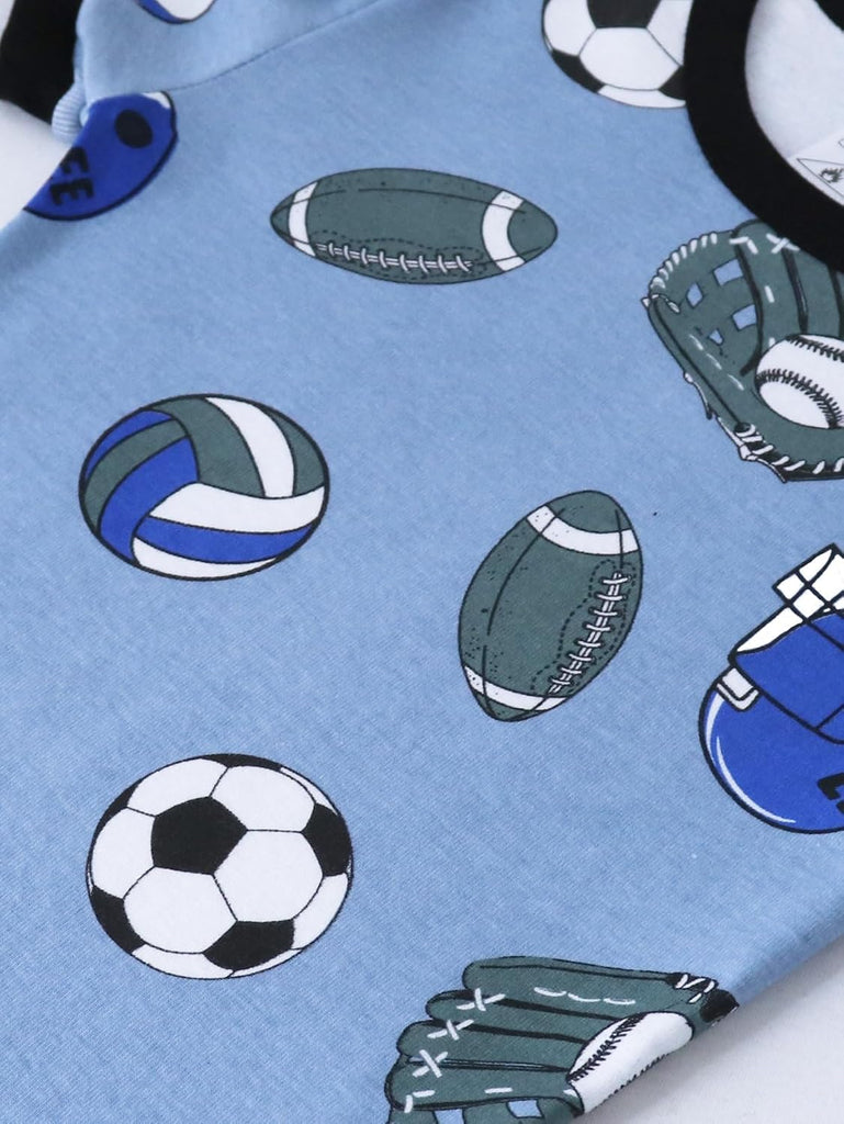 Boys Pajama Set, Piece Cotton Pajamas Short Summer PJs Kids Sleepwear