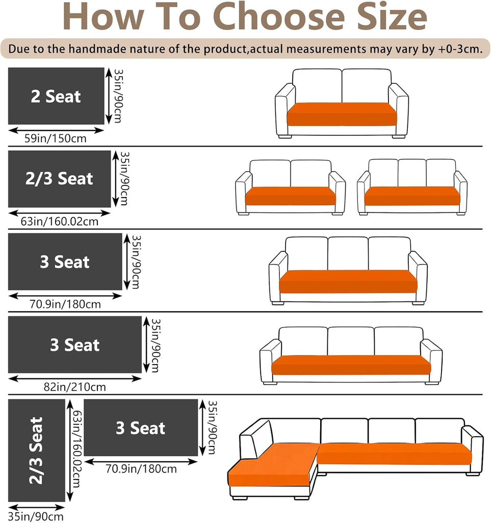 100% Waterproof Couch Covers for Sectional Sofa, Washable Couch Cover, L Shaped Couch Cover for Dogs, Non Slip 2