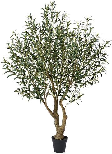 6ft Olive Tree Artificial Indoor,Tall Faux Olive Tree
