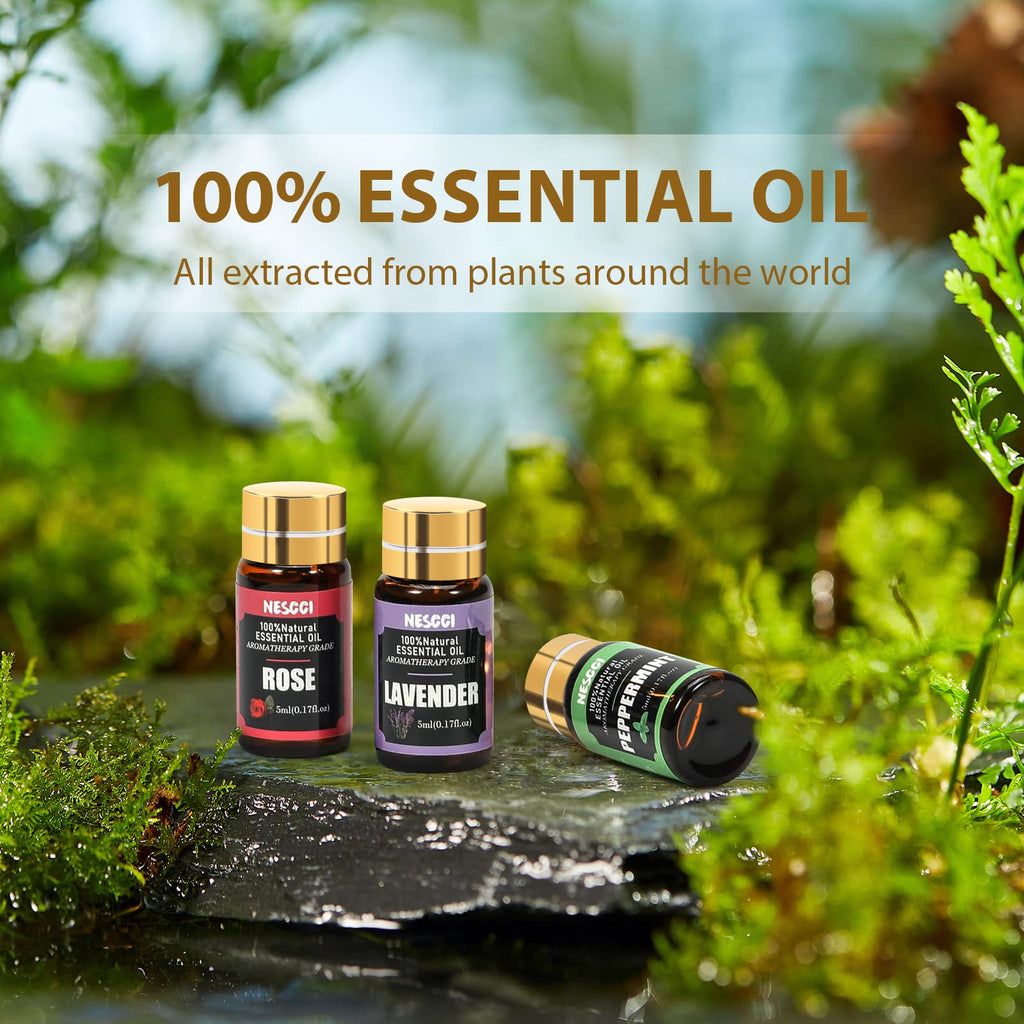 Essential Oil Gift Set, for Diffuser, Humidifiers, Essential Oil Set for DIY Candle and Soap Making, Halloween