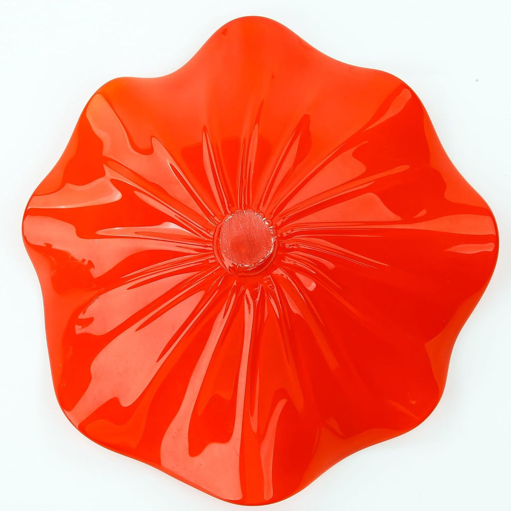 Hand Blown Glass Wall Art Sculpture - Set of 5