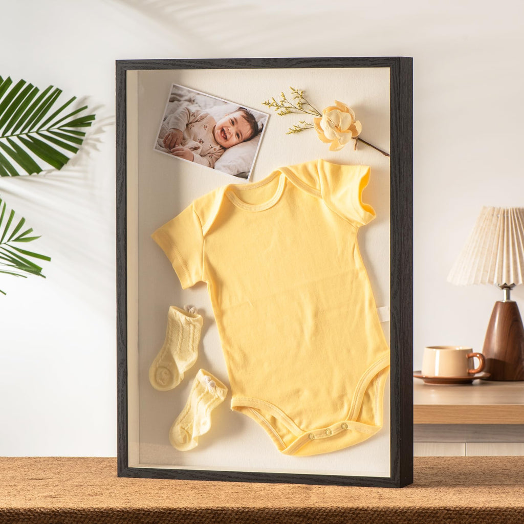 16x20 Large Shadow Box Frame with Thickened Acrylic Panel & Pins