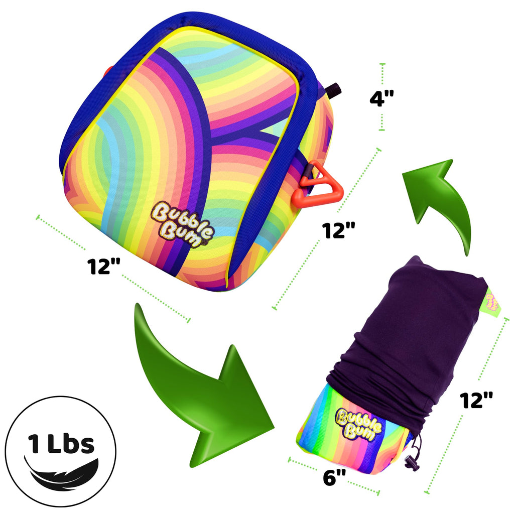 BubbleBum Twin Pack Inflatable Travel Booster Car Seat - Narrow Backless