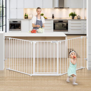 80" Extra Wide Baby Gate, Dog Gate Stairs Doorways