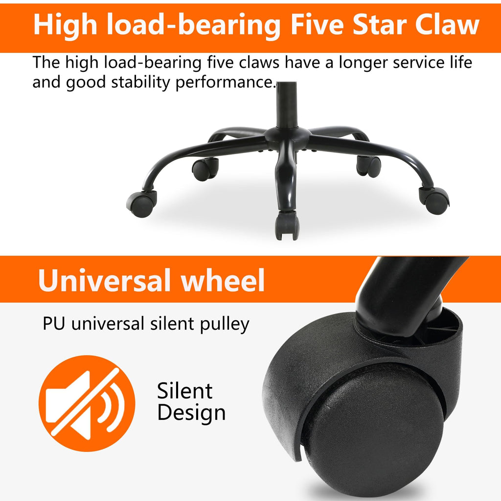 Gaming Chair, High Back PU Leather Gaming Chairs Computer Chair with Headrest & Lumbar Support, Height Adjustable