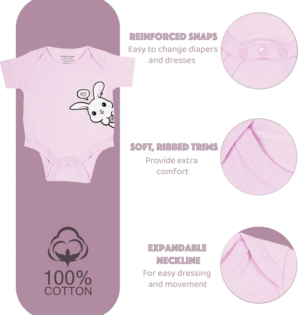 Newborn Baby Girl Layette Gift Set - 10 Pieces