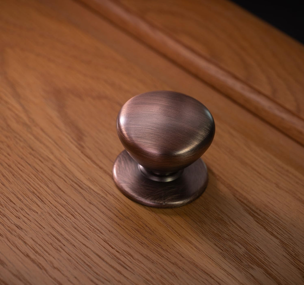 2-Pack ORB 1.6" Large Bi-fold Closet Door Dummy Knobs Wide Base