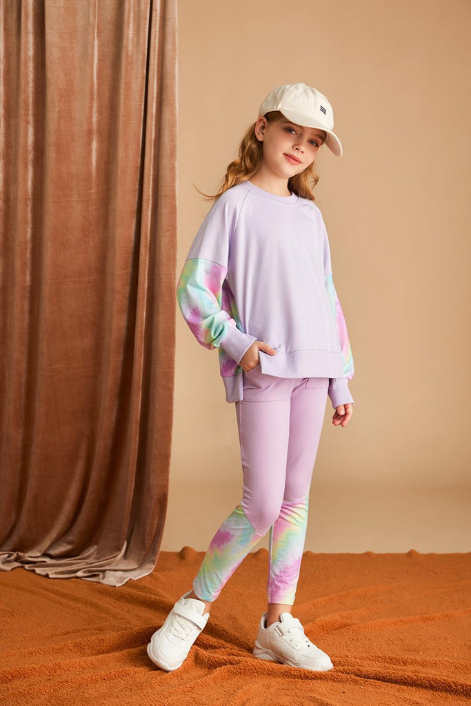 Girls Clothes Sweatshirt for Teen Girls Fashion Outfits Sweapants Leggings Tracksuit Clothing Set