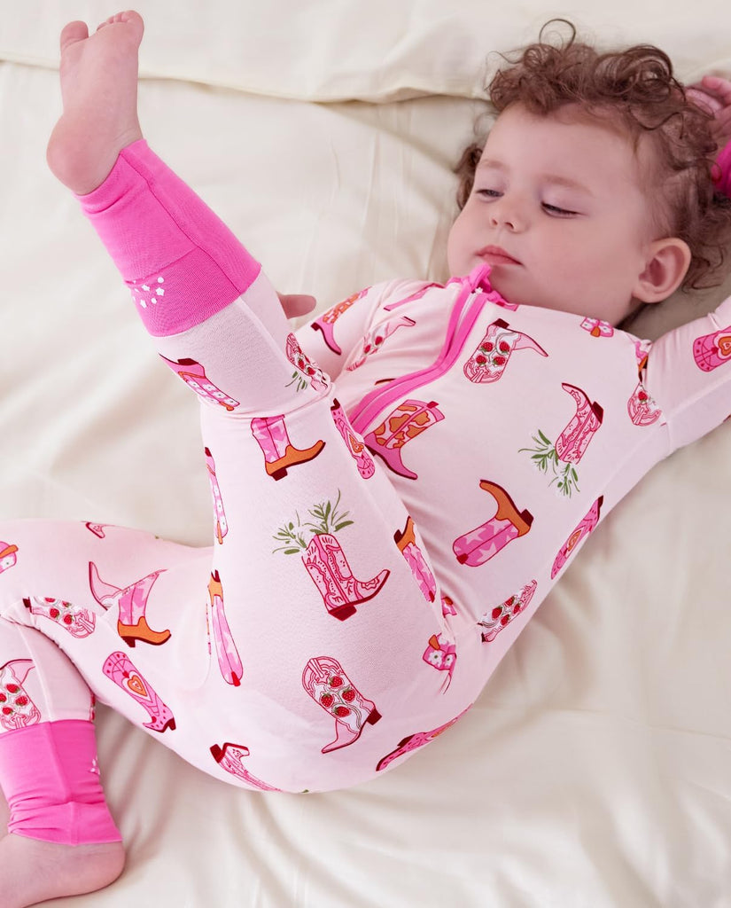 Viscose derived from bamboo Baby Pajamas Convertible Footie Sleepers for Baby Girl Way Zipper Onesies