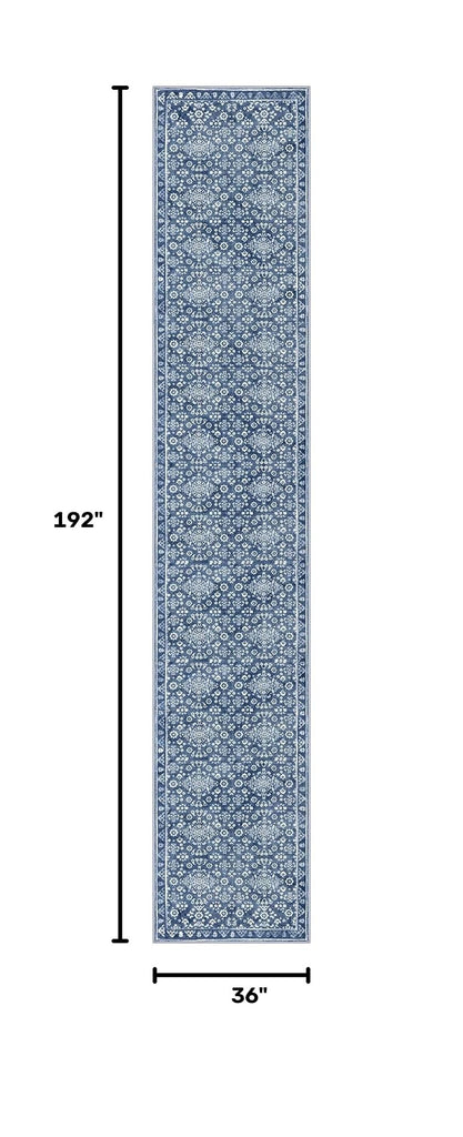 Vintage Washable Runners 3x16 Runner Rug Non Slip