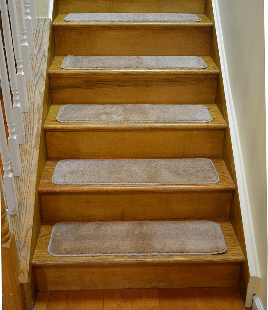 Trendy Stair Tread Treads Indoor Skid Slip Resistant Carpet Stair Tread Treads Machine Washable 8 1⁄2 inch x 30 inch