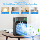 Portable Air Conditioners, 4-in-1 Evaporative Air Cooler with Remote Control, Cooling Fan with 3 Modes