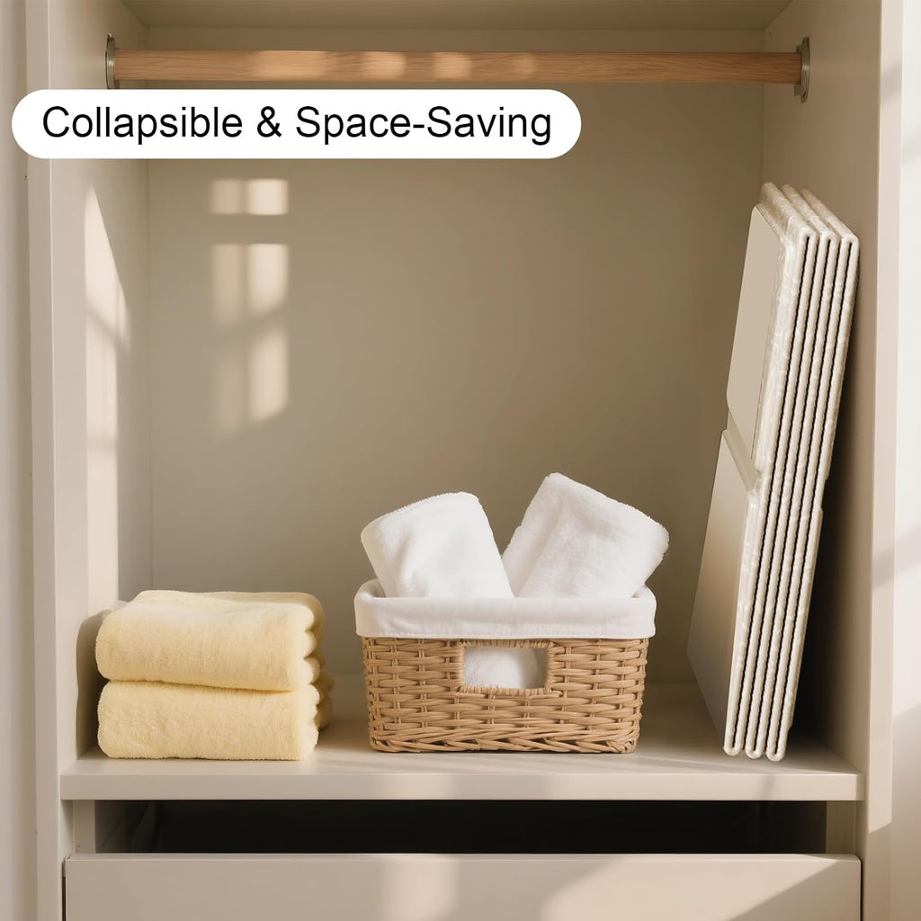 Collapsible Baby Bathtub, Portable & Foldable Bathtub for Newborns to Toddlers, Easy to Store, Lightweight & Travel