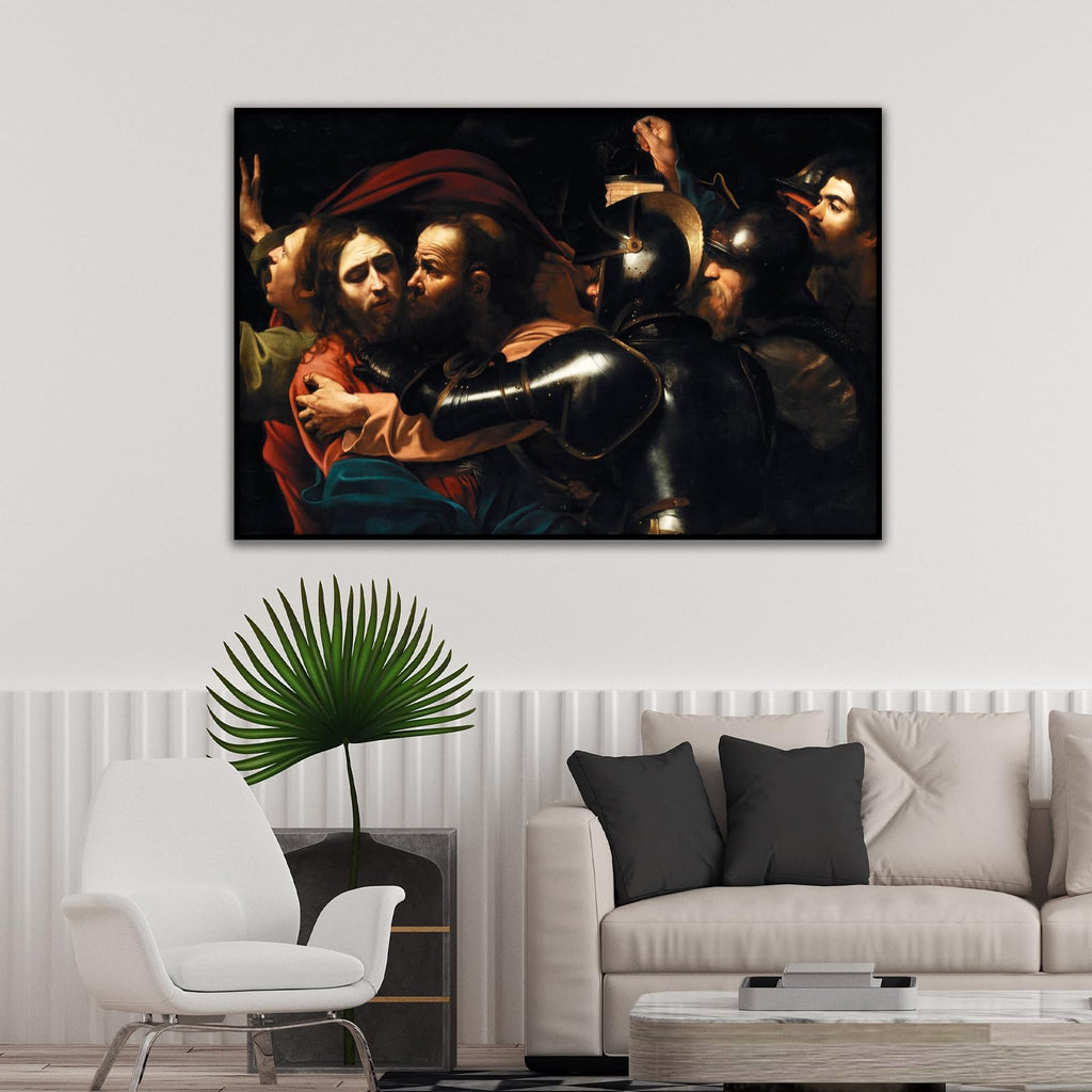 Caravaggio Poster - Christ Posters - Church Canvas Wall Decor - World Famous Oil Painting Reproduction - Cool Home