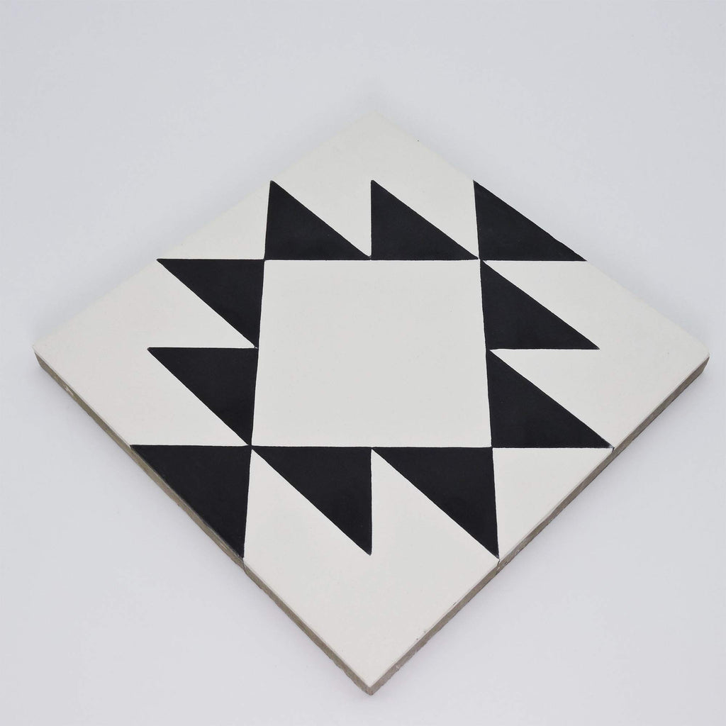 Rissani 8''x 8'' Handmade Cement Tile,Set of 12