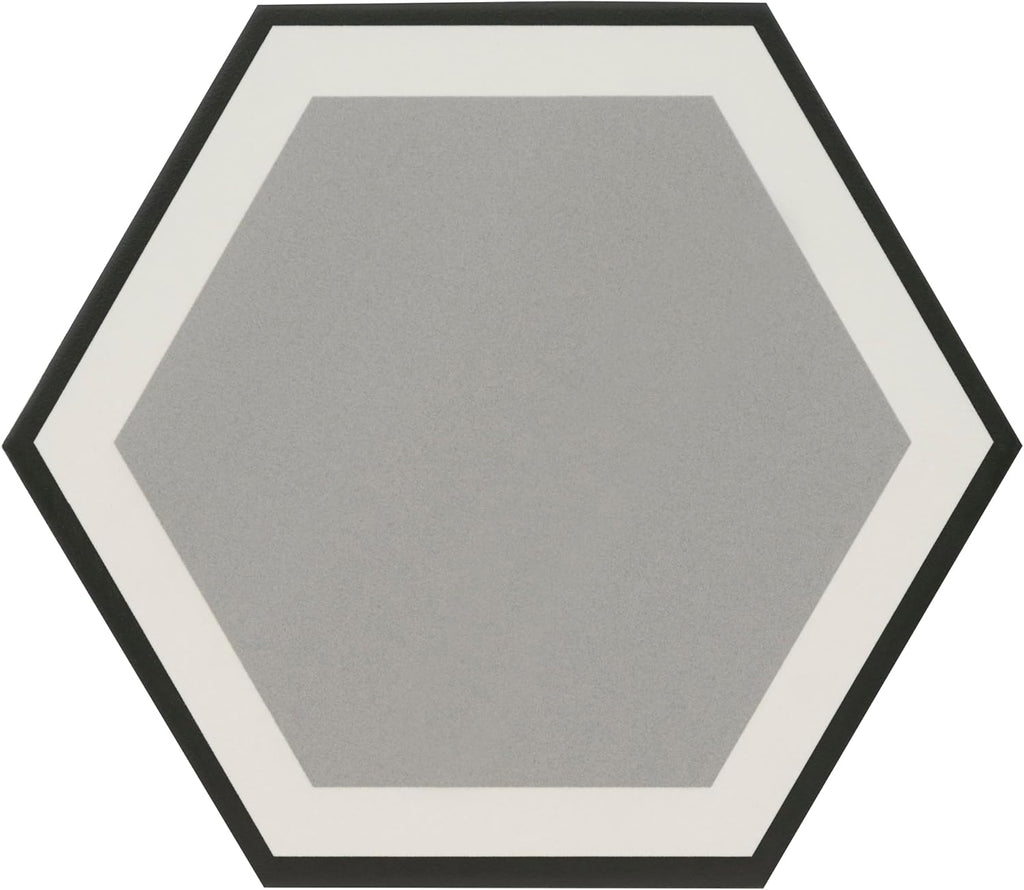 Hexley Hive 9 in. x 10 in. Matte Porcelain Floor Wall Tile Flooring