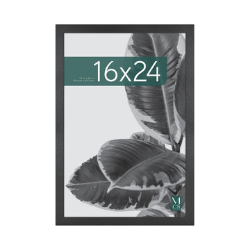 Studio Gallery Poster Frame, 16x24, Black Woodgrain, 1-Pack
