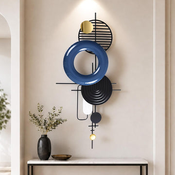 3D Large Metal Wall Art Decor Entryway 43.3"x20.9"