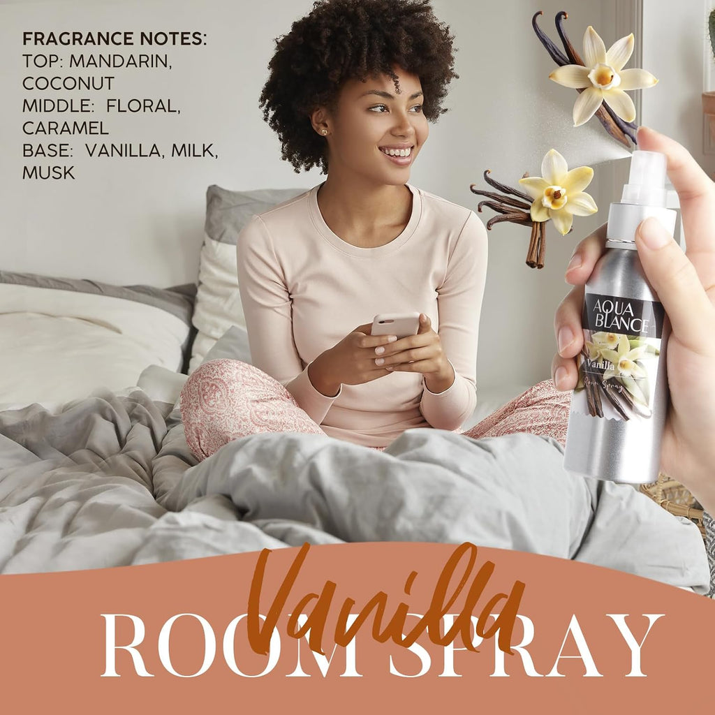 Fragrant Room Spray, Lavender, Vanilla, Citrus, 3 x 3.4 fl oz, Air Fresheners Odor Eliminator, Concentrated Room Spray - Set of 3