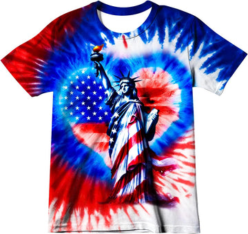 Graphic Kids Tie Dye Shirt