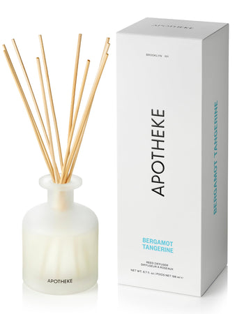Scented Reed Diffuser, Bergamot Tangerine, 10 Reed Sticks