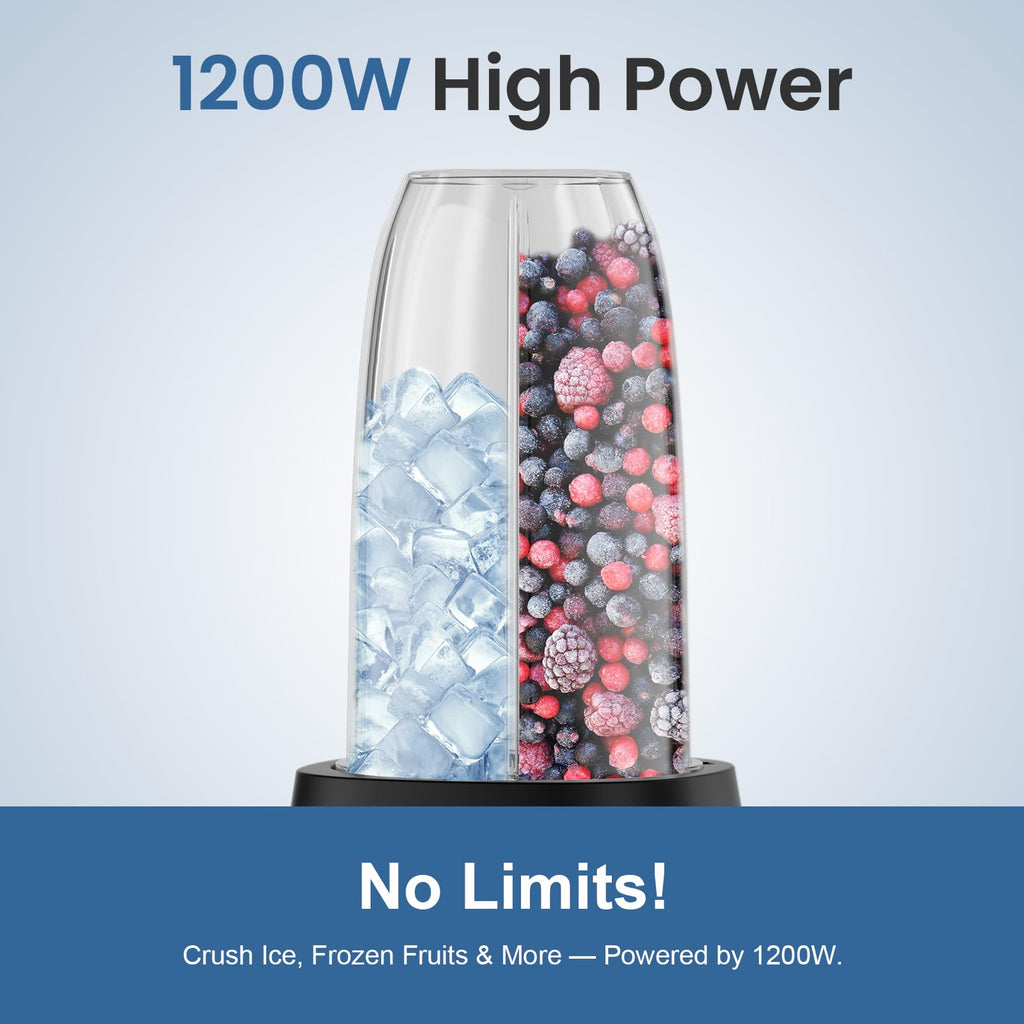 Smoothie Blender, Personal Kitchen Blender for Ice Crushing