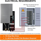 Tankless Water Heater Electric 27kW 240V, Whole House Instant Hot Water, Up to 6.3 GPM