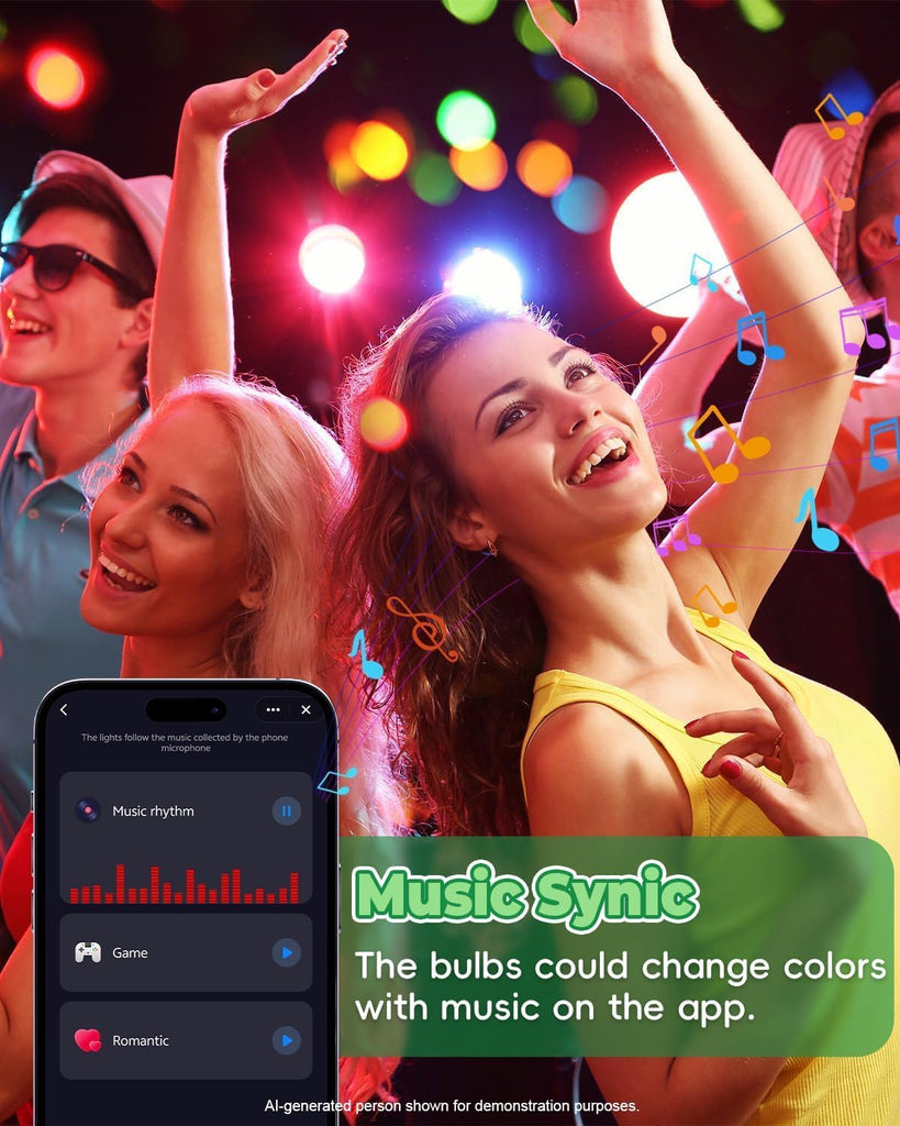 Smart MR16 Bulb, 12V WiFi MR16 LED Bulb RGBW Color Changing 4pcs