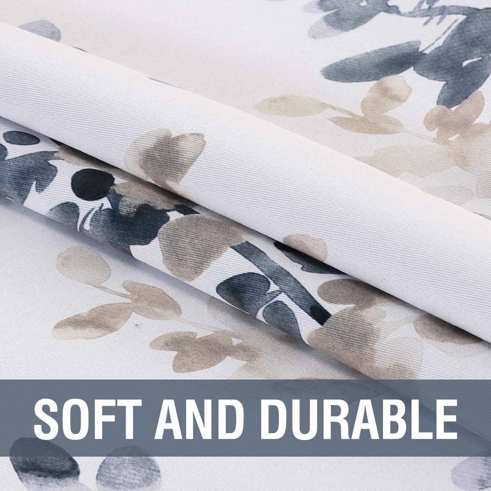 Blackout Curtains for Living Room Darkening Thermal Insulated Panels 84 Inch Long Light Blocking Grommet