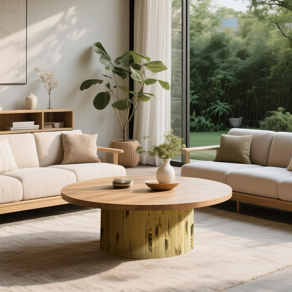 Natural Bamboo Wall Panel, 12 x 96 Inch, Light Burned