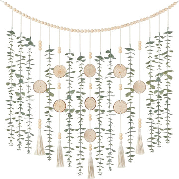 Boho Hanging Artificial Eucalyptus Garland Wall Decor 43'' Fake Plant
