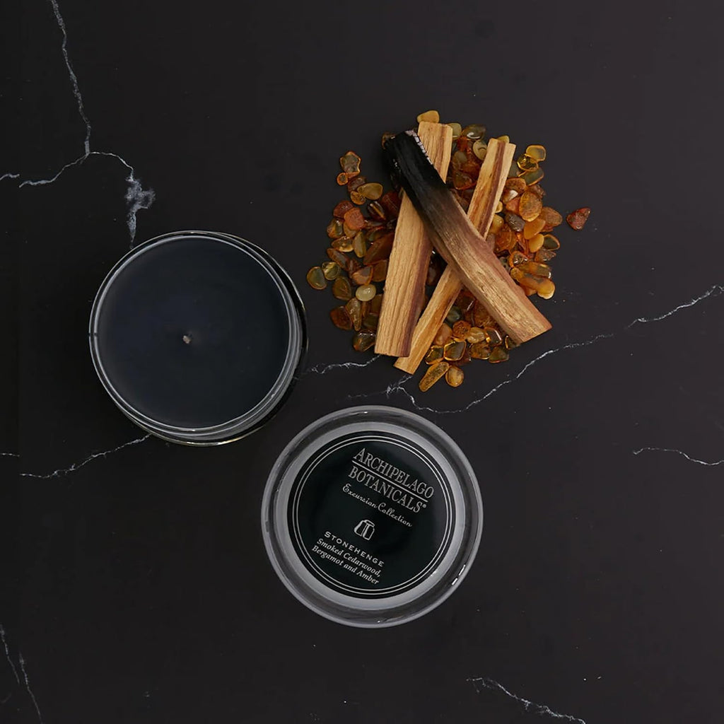 Stonehenge Glass Jar Candle, 8.6 oz