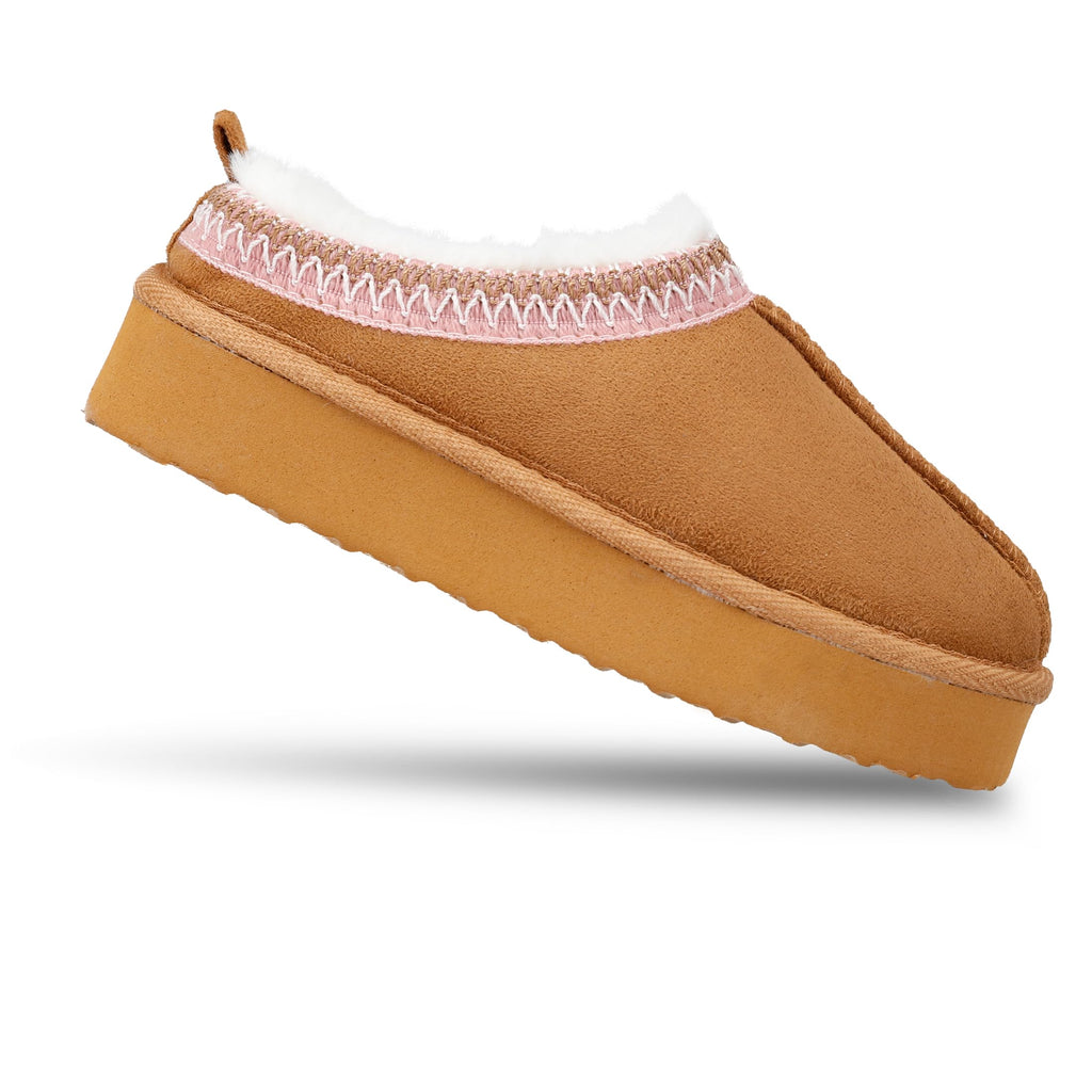 Girl's Microsuede Clog 1" Platform Slipper