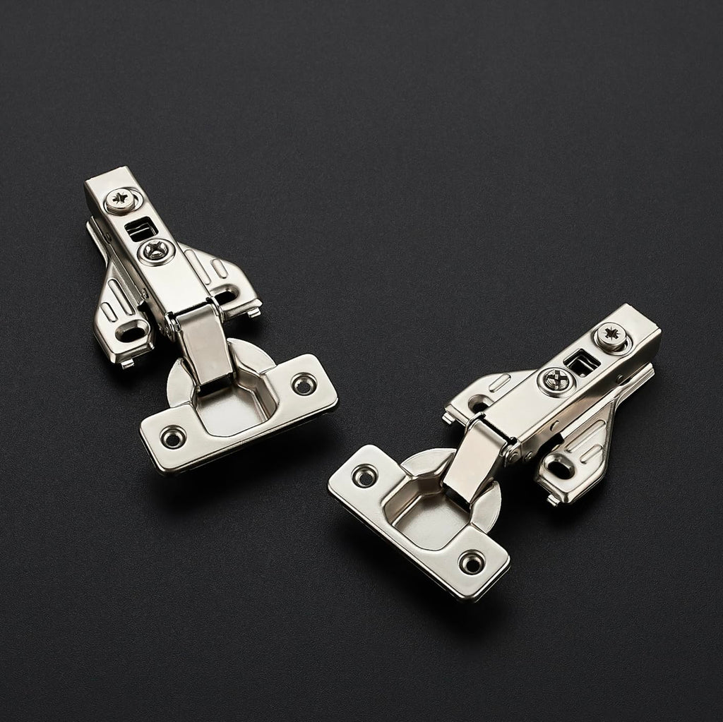 Full Overlay Cabinet Door Hinges, 105 Degree, 4 Packs 2 Pair