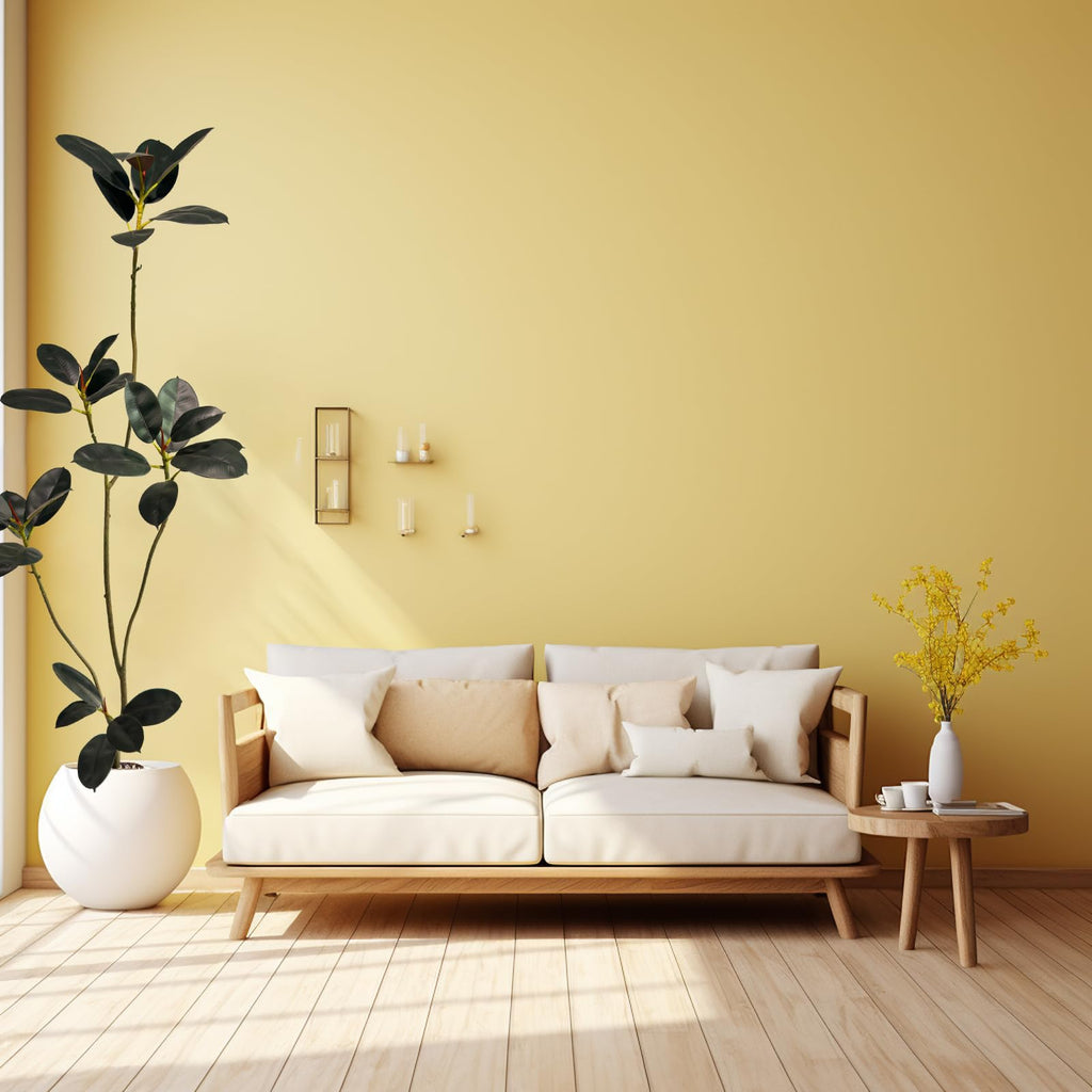 Artificial Rubber Tree 6ft Tall Indoor Plant