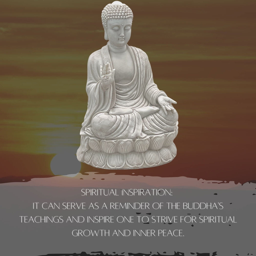 Buddha Statue, Blessing, Sitting, Meditating, Lotus Mudra, Yoga