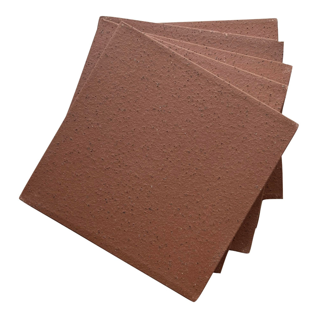 Quarry Red Blaze 6 inch x 6 inch Abrasive Ceramic Floor and Wall Tile (4 Pieces, 1 SF Coverage)