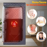 Gollense Portable Infrared Sauna for Home Spa | Full Size 1 Person Sauna | Full Body Personal Far Infrared Sauna Tent