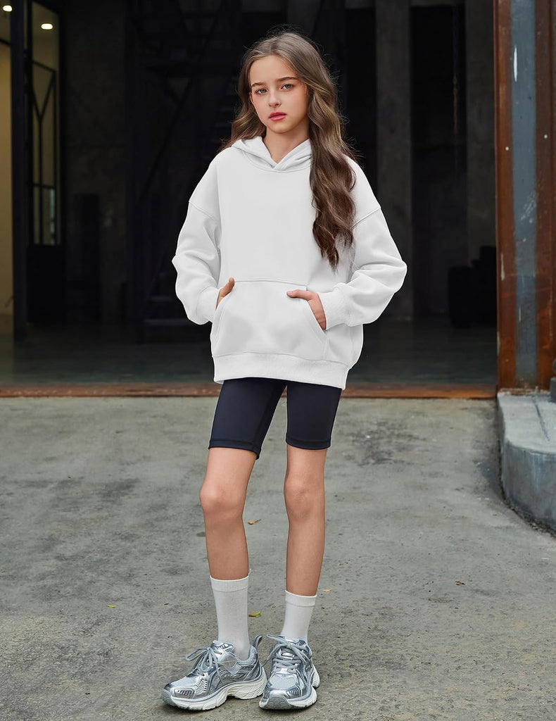 3 Pack Girls Sweatshirt Oversized Hoodies Quarter zip Pullover Top