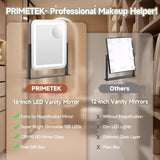 Vanity Mirror with Lights, 16"x14" Large LED Lighted Makeup Mirror, Hollywood Makeup Mirror, Touch Screen, 3-Color