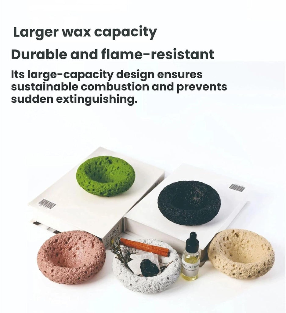Elevate Your Space with Our Hand Poured Cement Candle Vessel, Thick Concrete Jar for DIY Pouring & Modern Home