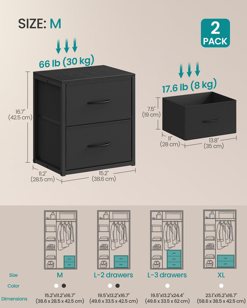 Closet Organizers and Storage, Stackable Storage Drawers