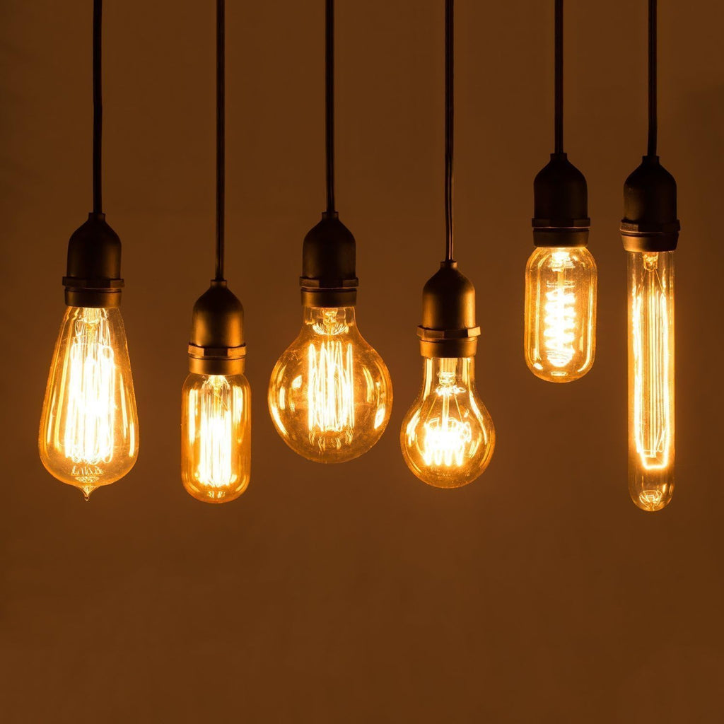 G30 Edison Globe Bulbs (2 Pack)- G95 E27 Antique Incandescent Bulb 40W Equivalent Warm White Lamps,Spiral