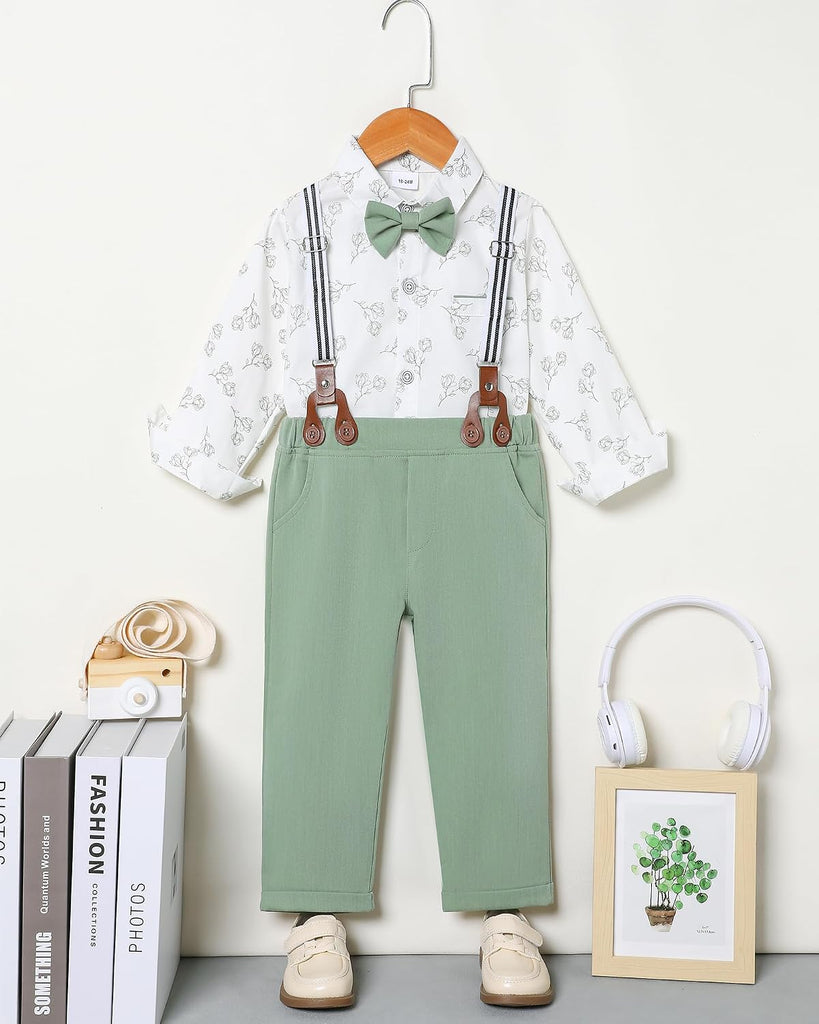 Toddler Suit Boys Formal Wedding Outfit Dress Baby Clothes