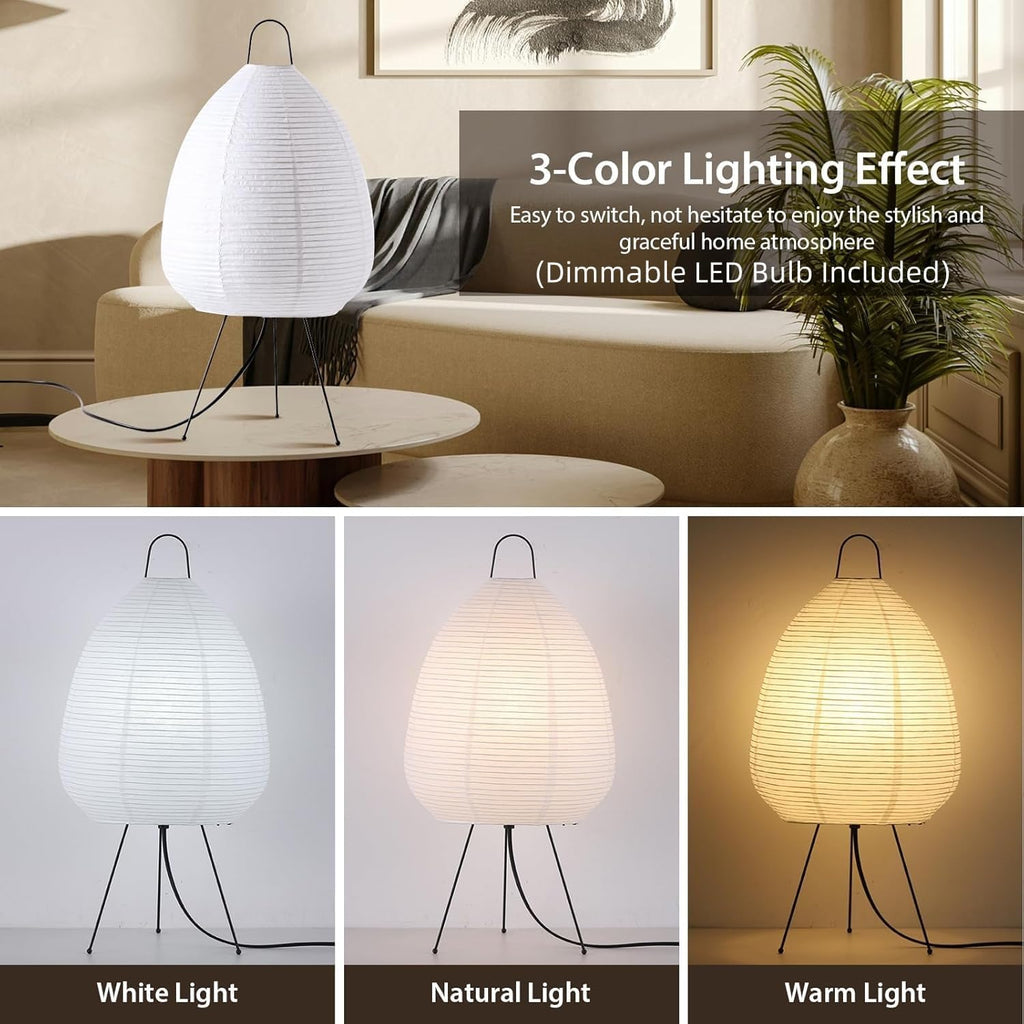 Rice Paper Lamp, Japanese Paper Lantern /Table