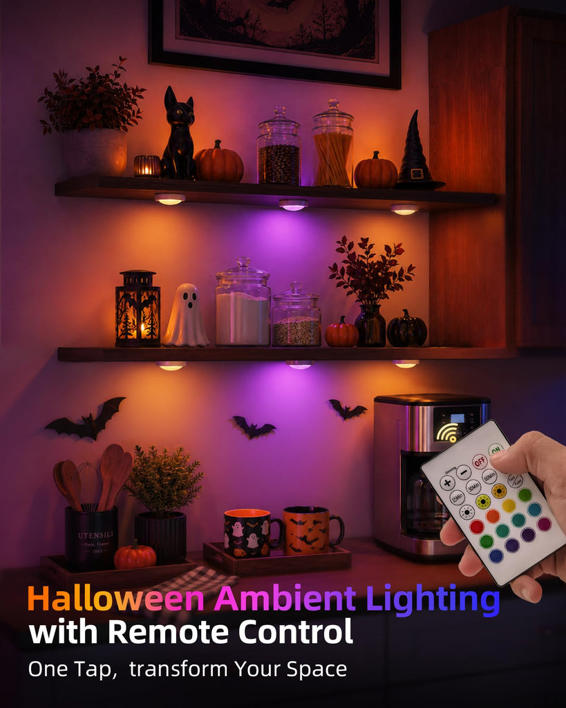 LED Puck Lights, Rechargeable Under Cabinet Lights